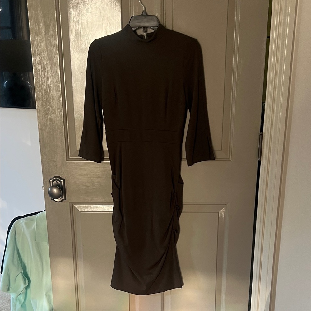 Arteleir by Nicole Miller Elegant Brown Dress